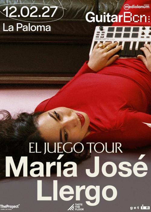Cartel de Concierto de María José Llergo en Barcelona