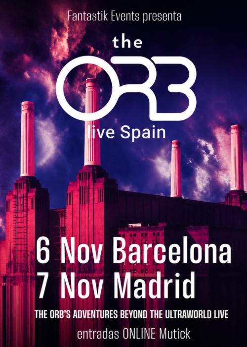 Cartel de Concierto de The Orb en Barcelona