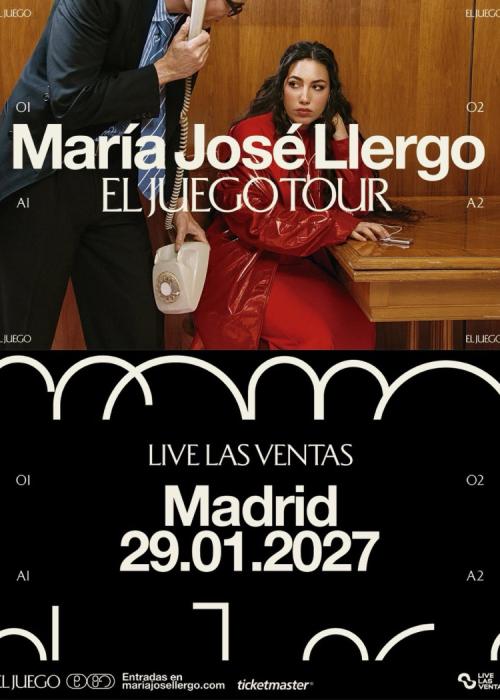 Cartel de Concierto de María José Llergo en Madrid