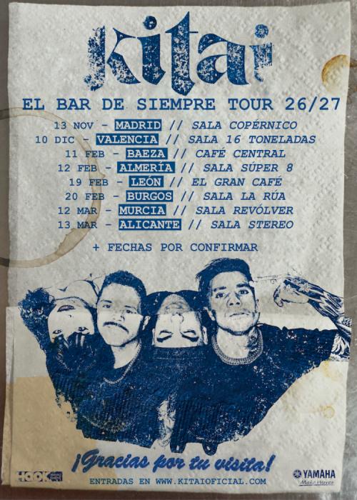 Cartel de Concierto de Kitai en Almería