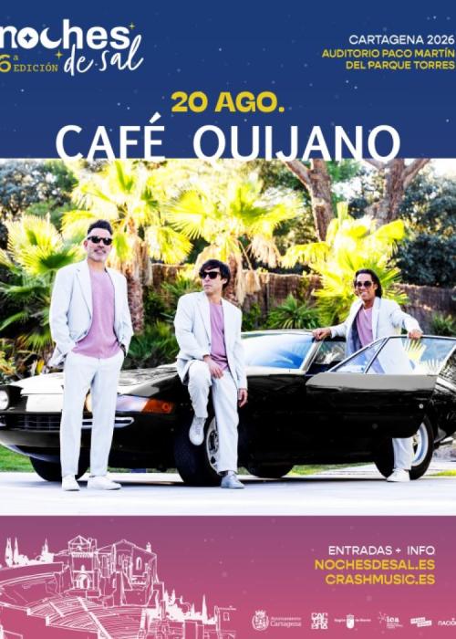 Cartel de Concierto de Café Quijano en Cartagena