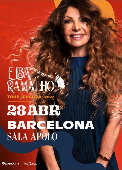 Cartel de Concierto de Elba Ramalho en Barcelona