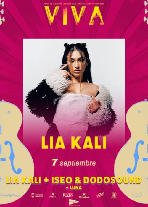 Cartel de Concierto de Lia Kali en Albacete