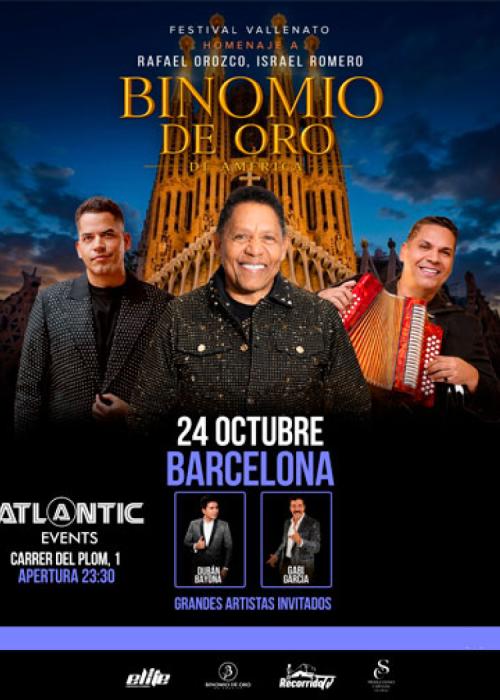 Cartel de Binomio de Oro de América en Barcelona