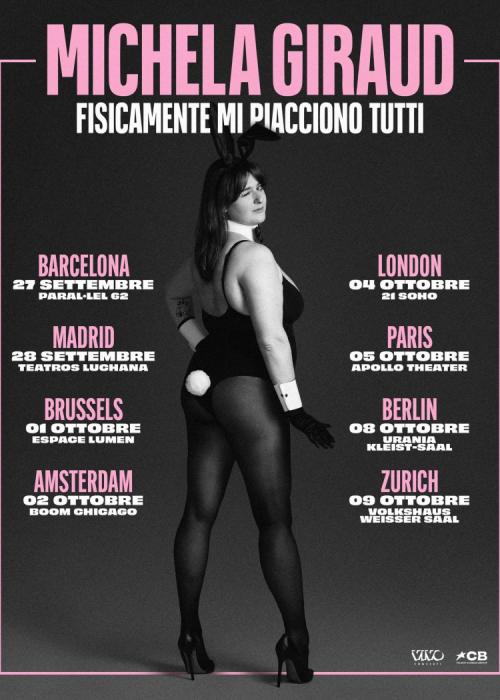 Cartel de Michela Giraud en Madrid