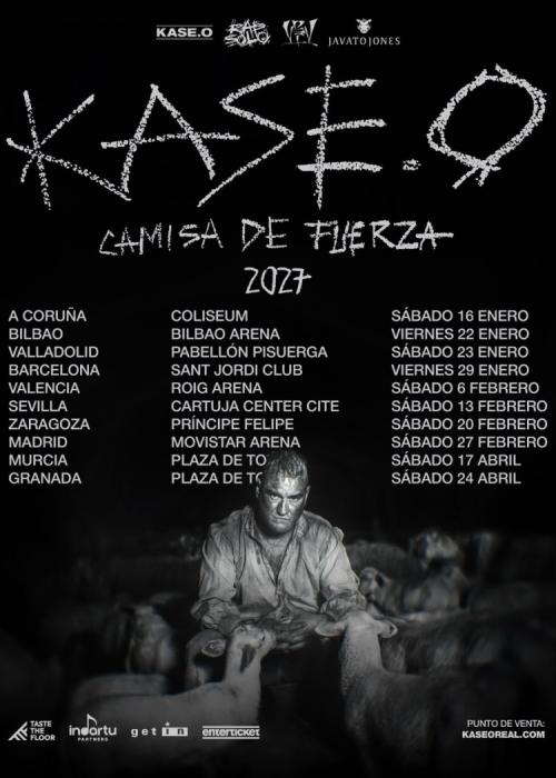 Cartel de Concierto de KASE.O en Bilbao