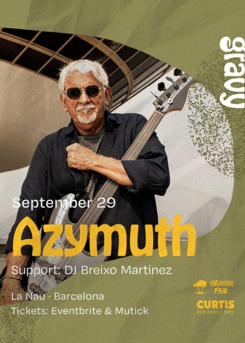 Cartel de Concierto de Azymuth en Barcelona