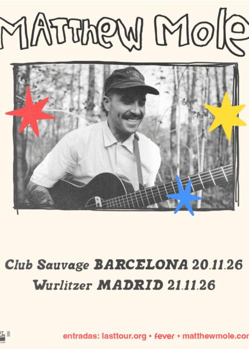 Cartel de Concierto de Matthew Mole en Madrid