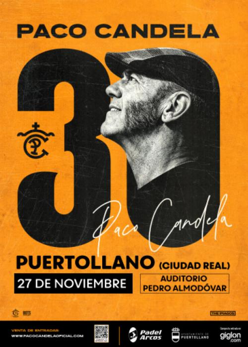 Cartel de Concierto de Paco Candela en Puertollano