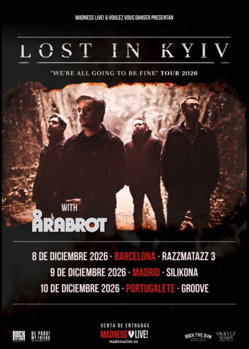 Cartel de Concierto de Lost in Kyiv + Årabrot en Madrid