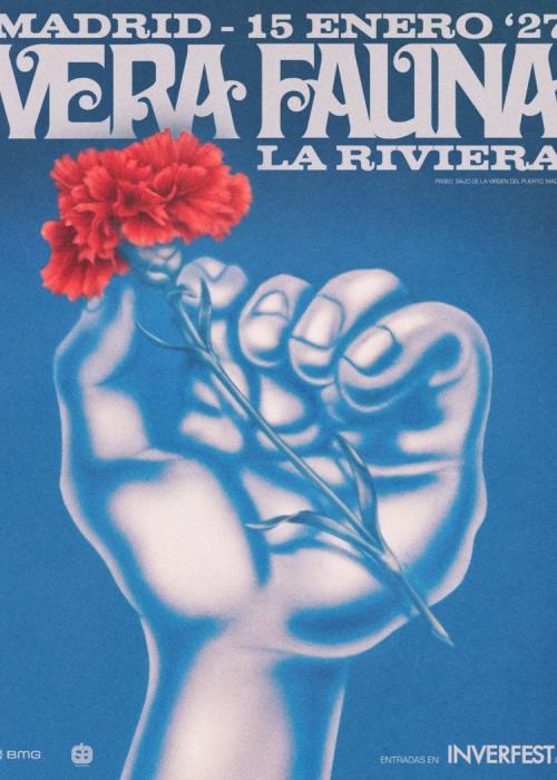 Cartel de Concierto de Vera Fauna en Madrid