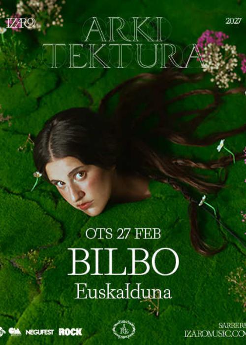 Cartel de Concierto de Izaro en Bilbao
