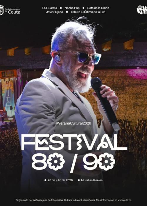 Cartel de Festival Años 80/90 de Ceuta
