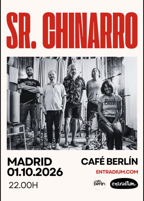 Cartel de Concierto de Sr. Chinarro en Madrid