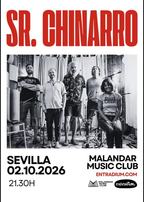 Cartel de Concierto de Sr. Chinarro en Sevilla