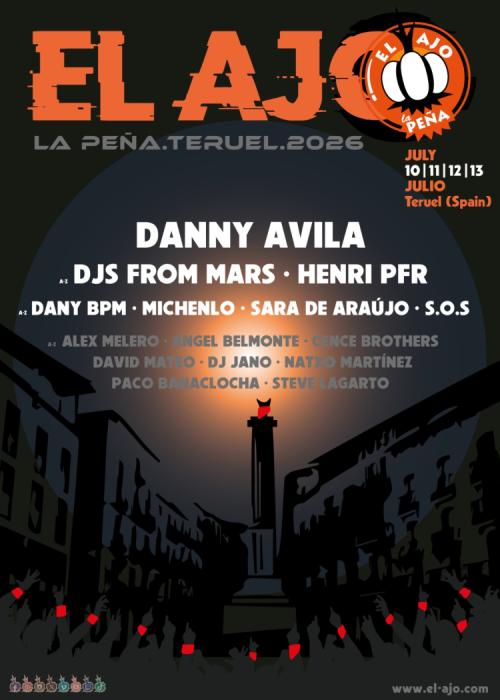 Cartel de Concierto de Danny Avila en Teruel