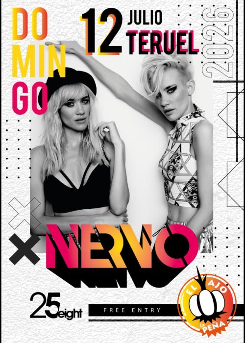 Cartel de Concierto de Nervo en Teruel