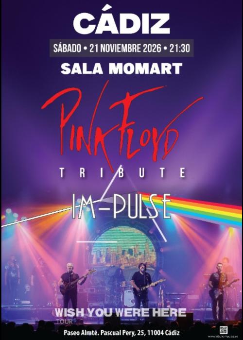Cartel de Concierto de IM-PULSE Pink Floyd Show en Cádiz