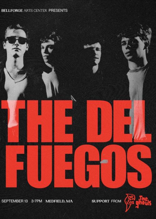 Cartel de Concierto de The Del Fuegos en Bilbao