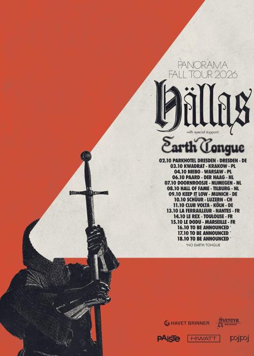 Cartel de Concierto de Hällas en Bilbao