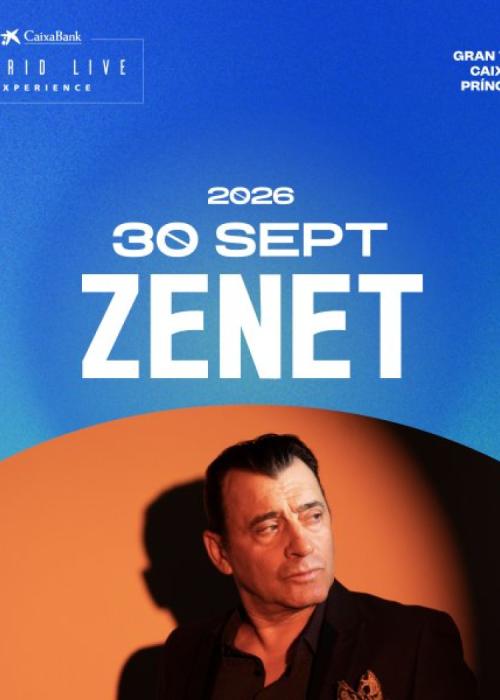 Cartel de Concierto de Zenet en Madrid