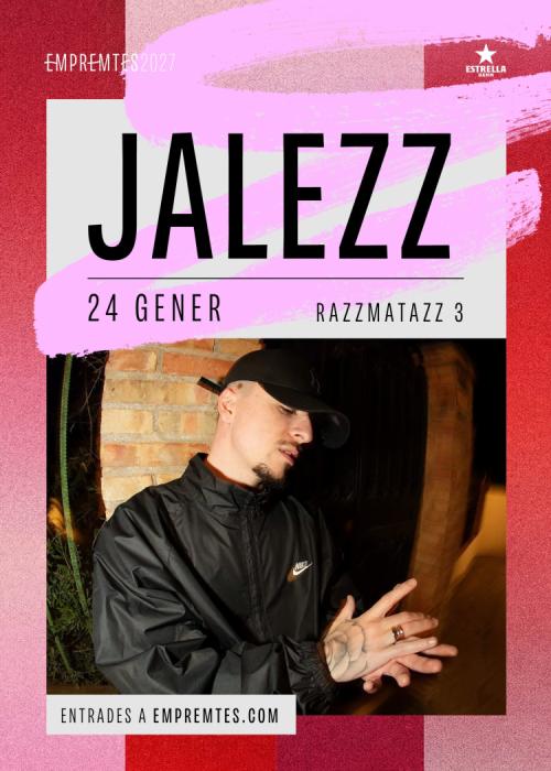 Cartel de Concierto de Jalezz en Barcelona