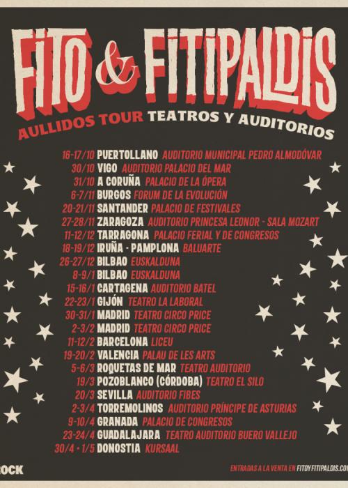 Cartel de Fito & Fitipaldis en Bilbao (27 dic · 2ª de 4 noches)
