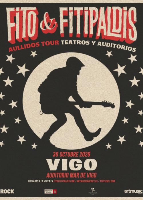 Cartel de Concierto de Fito & Fitipaldis en Vigo