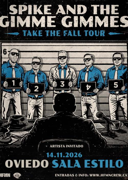 Cartel de Spike & the Gimme Gimmes en Oviedo