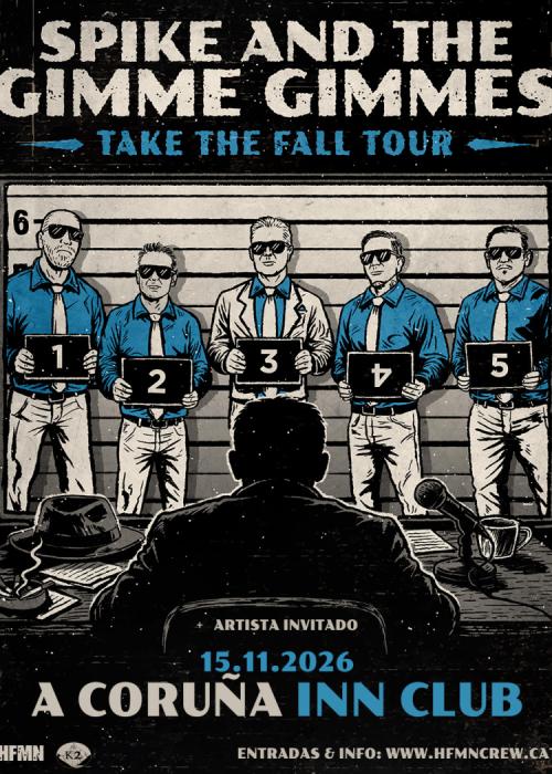 Cartel de Spike & the Gimme Gimmes en A Coruña