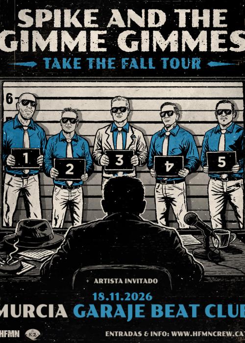 Cartel de Spike & the Gimme Gimmes en Murcia