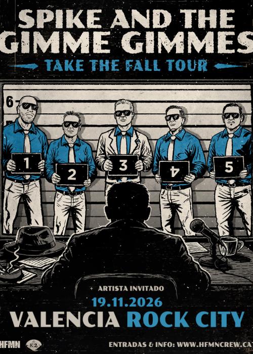 Cartel de Spike & the Gimme Gimmes en Valencia