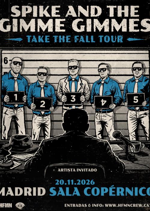Cartel de Spike & the Gimme Gimmes en Madrid