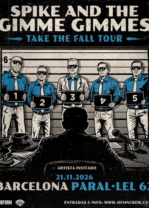 Cartel de Spike & the Gimme Gimmes en Barcelona