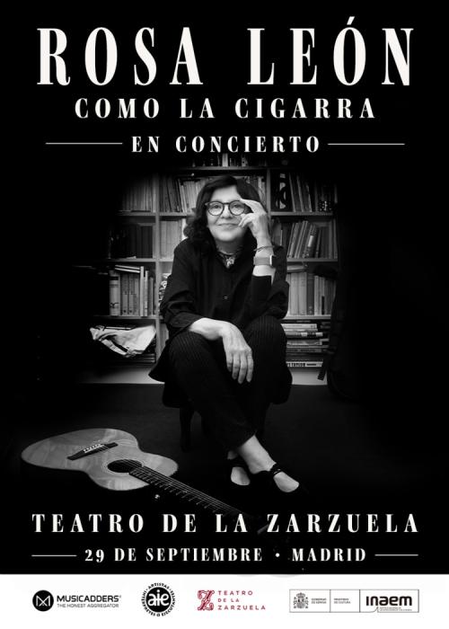 Cartel de Concierto de Rosa León en Madrid