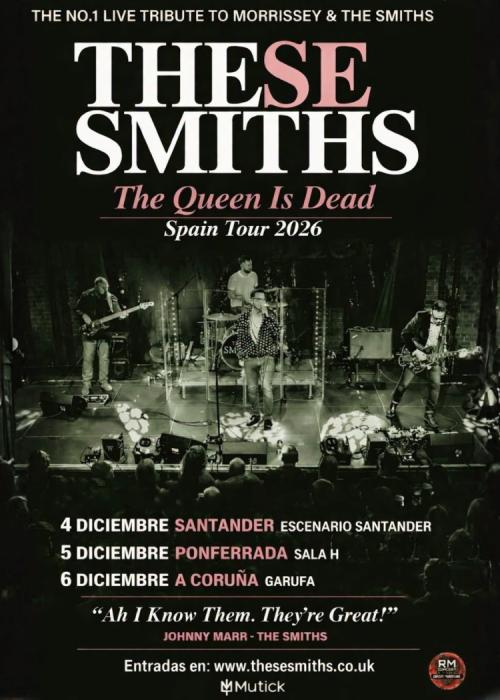 Cartel de Concierto de These Smiths en A Coruña