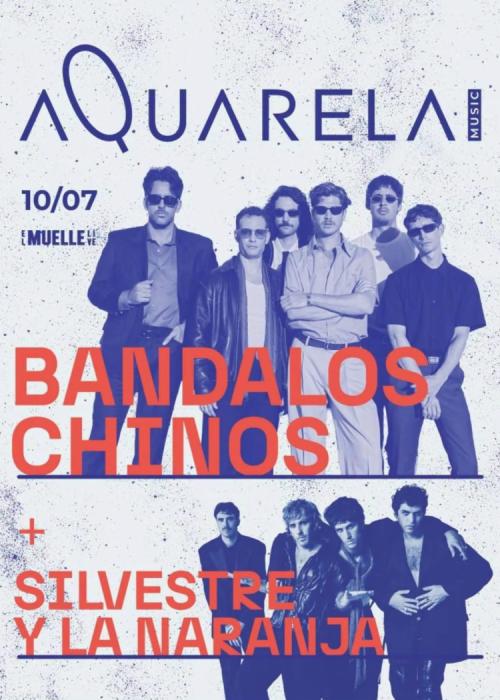 Cartel de Bándalos Chinos + Silvestre y la Naranja en Alicante