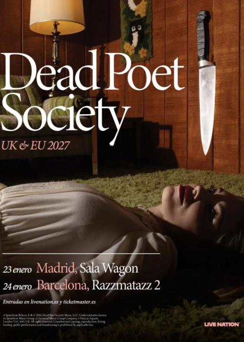 Cartel de Concierto de Dead Poet Society en Madrid