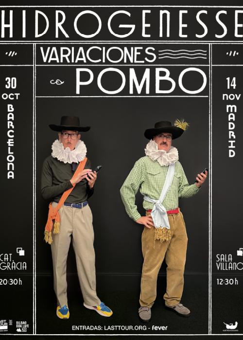 Cartel de Concierto de Hidrogenesse en Madrid