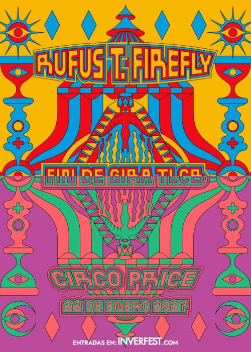 Cartel de Concierto de Rufus T. Firefly en Madrid
