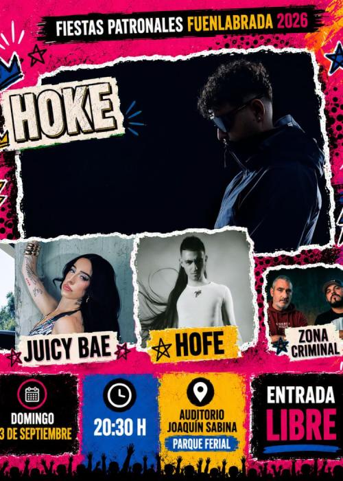 Cartel de Hoke en Fuenlabrada