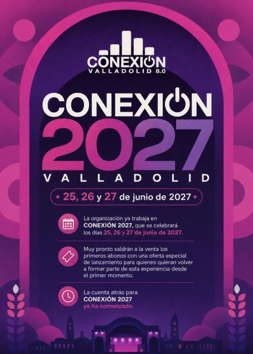Cartel de Conexión Valladolid 2027