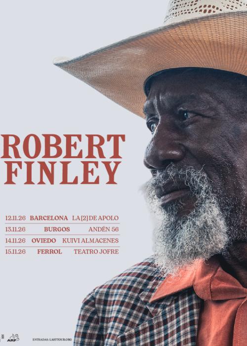 Cartel de Concierto de Robert Finley en Ferrol
