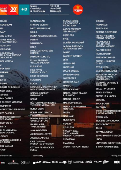 Cartel de Sónar 2023