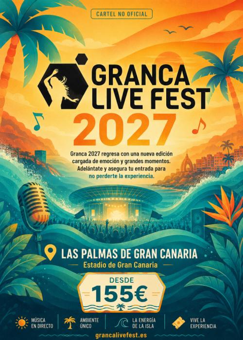 Cartel de Granca Live Fest 2027