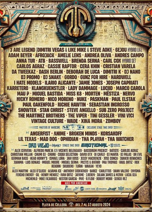 Cartel de Medusa Sunbeach Festival 2024 (The Dreams of Hathör)