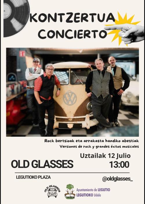 Cartel de OLD GLASSES EN LEGUTIO