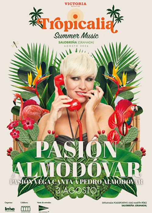 Cartel de Concierto de Pasión Vega en Salobreña