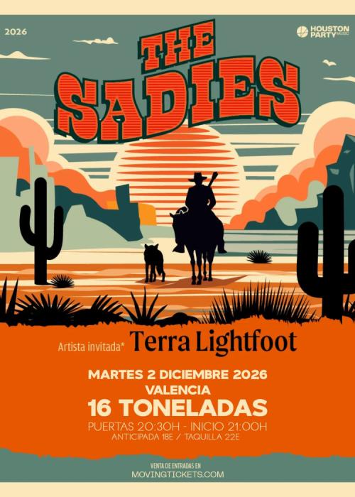 Cartel de The Sadies en València