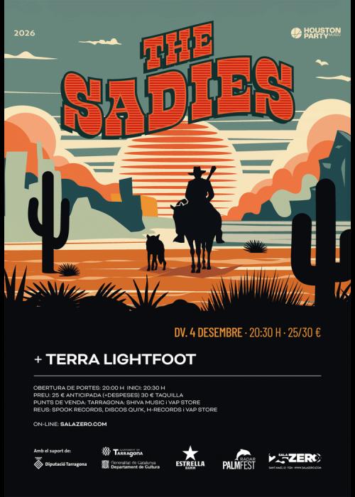 Cartel de The Sadies en Tarragona